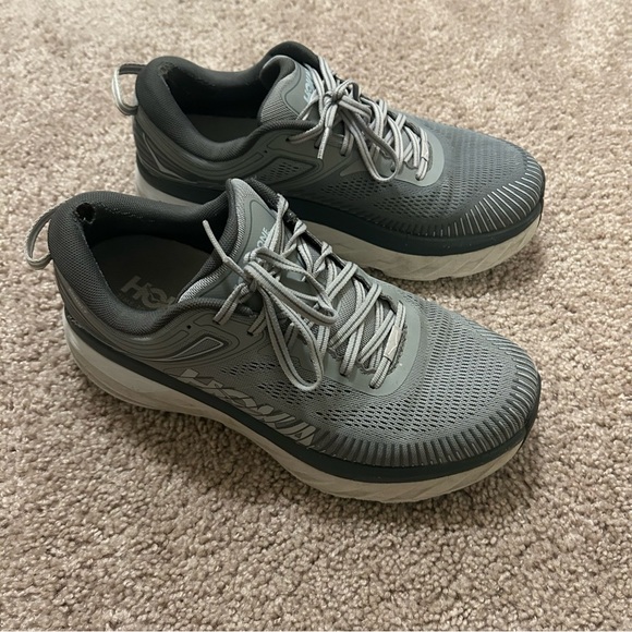 Hoka One One Bondi 7 X-Wide Gray Men’s Size 9 - Picture 16 of 16
